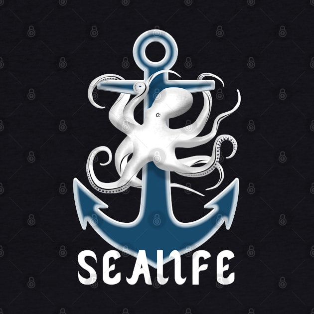 Sealife - Octopus on anchor by TMBTM